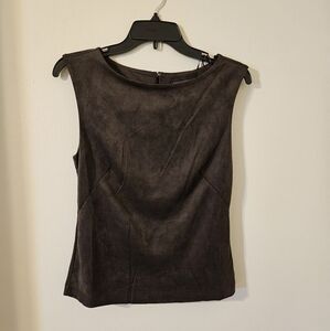 NWT Banana Republic Factory Brown Sleeveless Top Size XXS